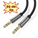 Cáp Audio 3.5mm dài 2m mạ vàng 24K Chính hãng Ugreen 10735