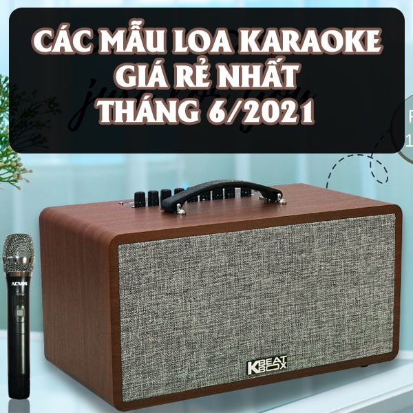 Các mẫu loa hát karaoke giá rẻ nhất tháng 6/2021