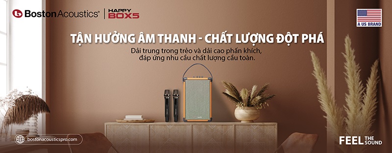 Loa Boston Acoustics H5 thiết kế