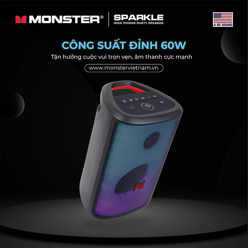 công suất của Loa Monster Sparkle