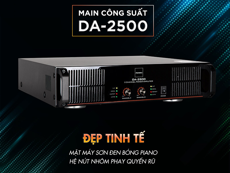 cấu tạo của Amply Paramax DA2500